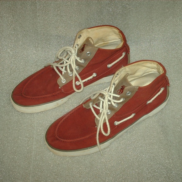 Ralph Lauren Other - Nice pair of Ralph Lauren Polo high top shoes